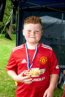 Rare photo of someone in a Utd shirt with a winner's medal